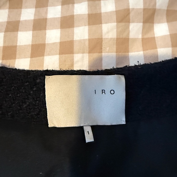 Iro women’s evening jacket size 1 black - Picture 2 of 5